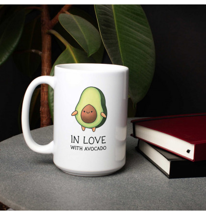 Кружка "In love with avocado", фото 2, цена 220 грн